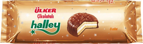 Ülker Halley Çikolata Kaplı Bisküvi 240 gr