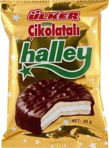 Ülker Halley Çikolata Kaplı Bisküvi 30 gr