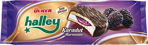 Ülker Halley Mini Karadut Dolgulu Sandviç Bisküvi 236 gr