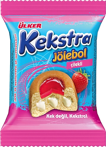Ülker Kekstra Jölebol Çilekli 35 gr Kek