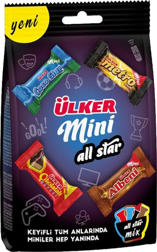 Ülker Mini All Star 91 gr Karma Paket Çikolata