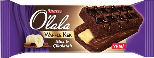 Ülker Olala Waffle Çikolatalı Muzlu Kek 70 gr