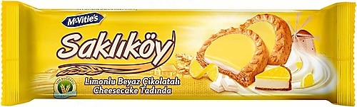 Ülker Saklıköy Limon Kremalı Cheesecake Bisküvi 100 gr