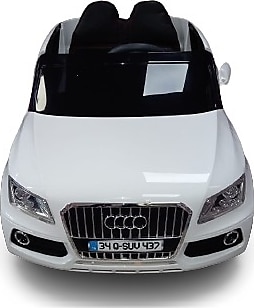 Ümit Bisiklet Uzaktan Kumandalı Akülü Araba Audi Cip 12 Volt - Beyaz