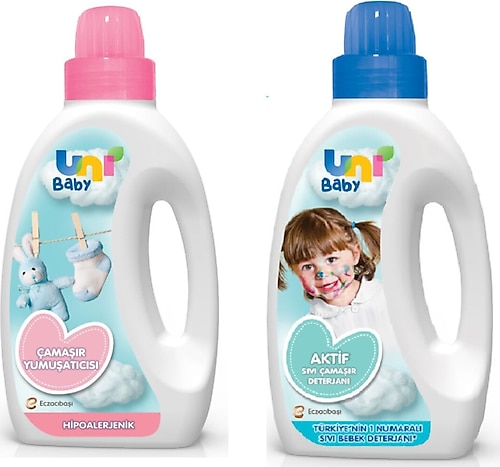 Uni Baby 1500 ml Aktif Çamaşır Deterjanı Ve Yumuşatıcı