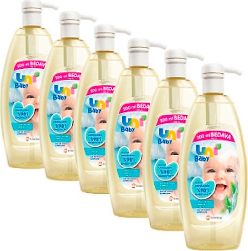 Uni Baby Bebek Şampuanı 900 ml 6 Adet