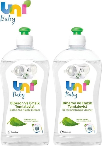 Uni Baby Biberon ve Emzik Temizleyici 500 ml 2 Adet