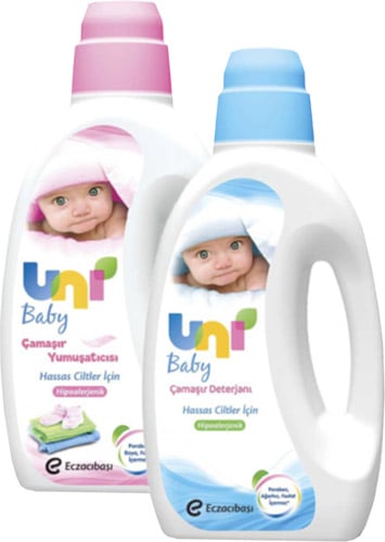 Uni Baby Çamaşır Deterjanı ve Yumuşatıcı 1500 ml