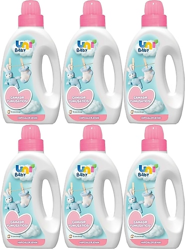 Uni Baby Hipoalerjenik Çamaşır Yumuşatıcısı 1500 ml 6 Adet