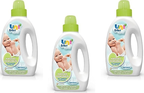 Uni Baby Sensitive Sıvı Deterjan 1500 Ml 3 Adet