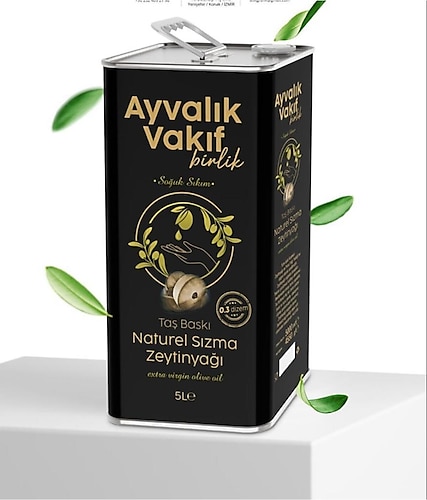 Vakifbirlik Taş Baskı Natürel Sızma Zeytinyağı 5 lt