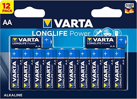 Varta Longlife Power 12'li Alkalin AA Kalem Pil