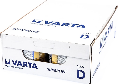 Varta Superlife 24'lü Çinko D Büyük Pil