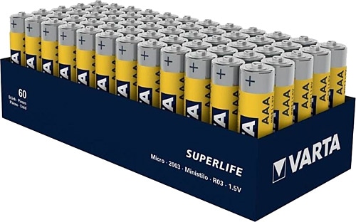 Varta Superlife 60'lı AAA İnce Kalem Pil