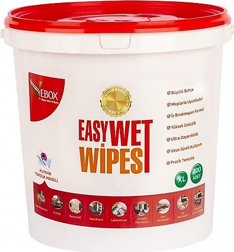 Vebox Easy Wet Wipes Büyülü Bahçe Islak Mendil Gold 300 Yaprak