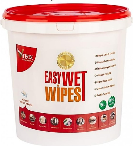Vebox Easy Wet Wipes Islak Mendil Gold 300 Yaprak