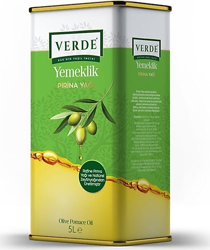 Verde Yemeklik Pirina Zeytinyağı 5 lt