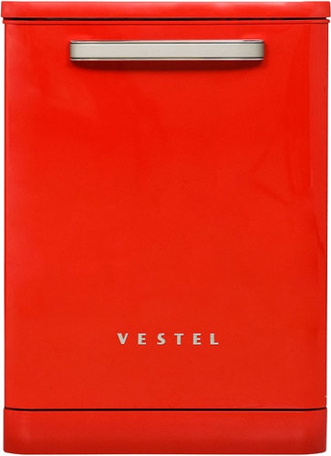 Vestel BM 5001 Retro Kırmızı 5 Programlı Bulaşık Makinesi