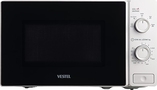 Vestel MD-20 YMB 20 lt Beyaz Mikrodalga Fırın