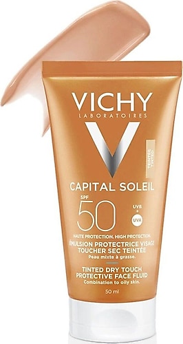 Vichy Capital Soleil Dry Touch 50 Faktör BB Renkli Güneş Kremi 50 ml
