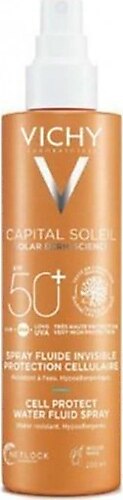 Vichy Capital Soleil Spf50 Cell Protect Water Fluid Spray 200 Ml