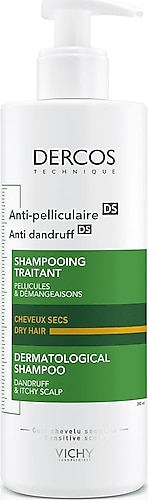 Vichy Dercos Anti-Dandruff Kuru Saçlar için Kepeğe Karşı Şampuan 390 ml