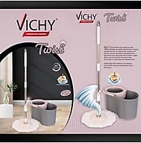 Vichy Twist Döner Başlıklı Mop