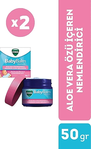 Vicks Baby Balm 50 gr 2 Kutu