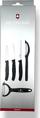 Victorinox Siyah 5 Li Soyma Ve Soyacak Seti