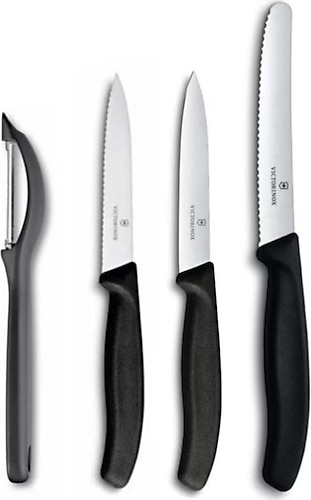 Victorinox Siyah Soyacak Seti