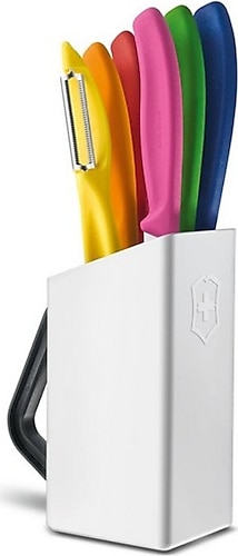 Victorinox Swiss Classic 6.7127.6L14 Soyacaklı 7 Parça Bloklu Bıçak Seti