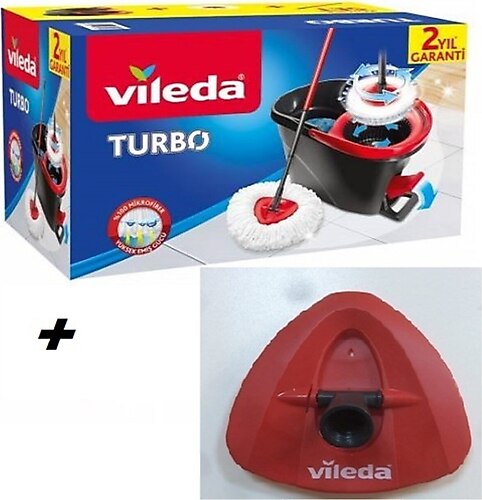 Vileda turbo pedalli temizilik set takimi + üçgen aparat