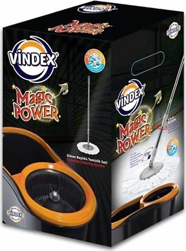 Vindex Magic Power Döner Başlıklı Temizlik Seti