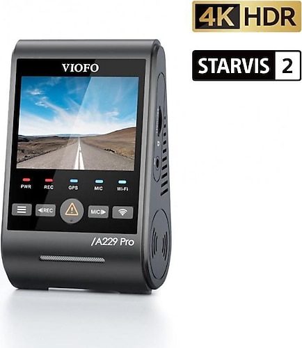 Viofo 4k Hdr Sony Starvis 2 Sensörlü Wi-fi Gps'li Araç Kamerası