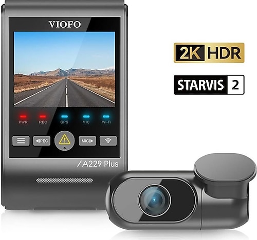 Viofo Ön Arka 2k 2k Hdr Sony Starvis 2 Sensörlü Wi-fi Gps'li Araç Kamerası
