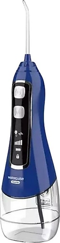 Waterpulse Kablosuz Pro V580 Water Flosser 320Ml Taşınabilir Diş/Protez Bakım Ve Ağız Duşu Mavi