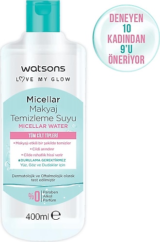 Watsons Micellar 400 ml Makyaj Temizleme Suyu
