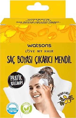 Watsons Saç Boyası Çıkarıcı Mendil 6 Adet