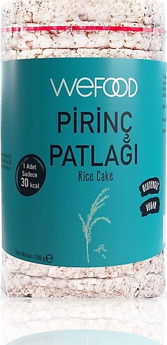 Wefood Glutensiz Pirinç Patlağı 100 gr