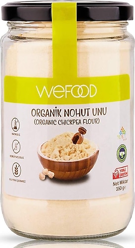 Wefood Organik Glutensiz Nohut Unu 350 gr