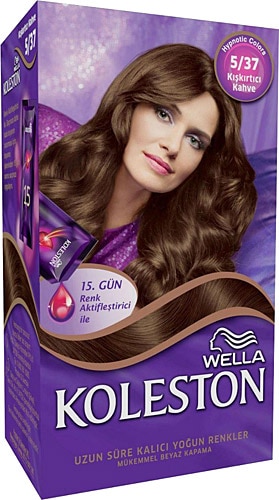 Wella Koleston 5/37 Kışkırtıcı Kahve Saç Boyası
