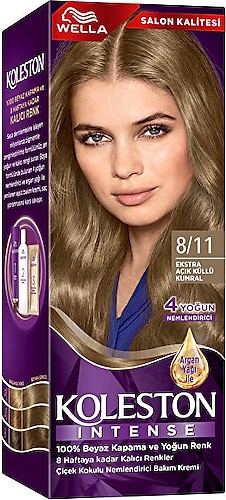 Wella Koleston Intense Saç Boyası 8/11 Ekstra Açık Küllü Kumral