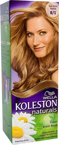 Wella Koleston Naturals 8/1 Açık Küllü Kumral Saç Boyası