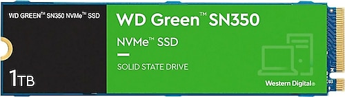 Western Digital Green SN350 WDS100T3G0C PCI-Express 3.0 1 TB M.2 SSD