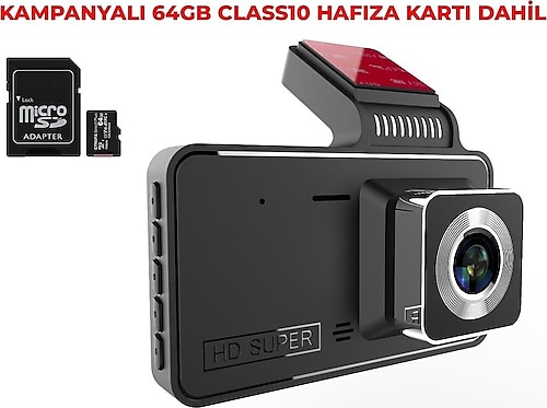 Wevolt YENİ Mb-200 4" Fullhd Ekran Araç Içi Ön Ve Arka Kamera Gece Görüşlü. Araç Kamera