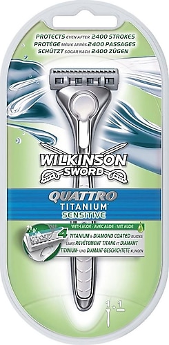 Wilkinson Sword Quattro Titanium Sistem 1 Yedekli Tıraş Bıçağı