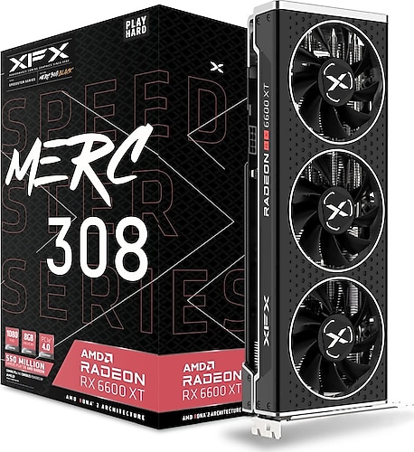 XFX RX 6600 XT Speedster MERC 308 RX-66XT8TBDQ 128 Bit GDDR6 8 GB Ekran Kartı