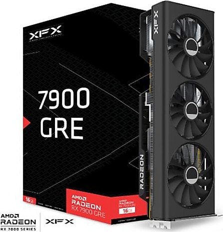 XFX RX 7900 GRE Merc RX-79GMERCB9 256 Bit GDDR6 16 GB Ekran Kartı