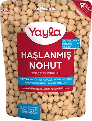 Yayla Gurme Haşlanmış Nohut 700 Gr. (2'li)