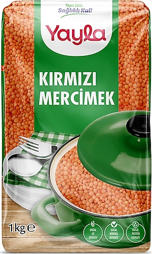 Yayla Kırmızı Mercimek 1 kg